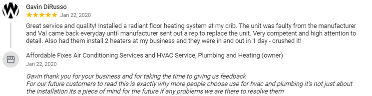Heater Installation Service in Philadelphia